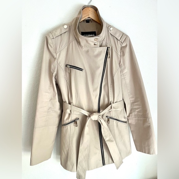 Guess Fall/Spring Coat 3/4 length XL - Picture 2 of 5